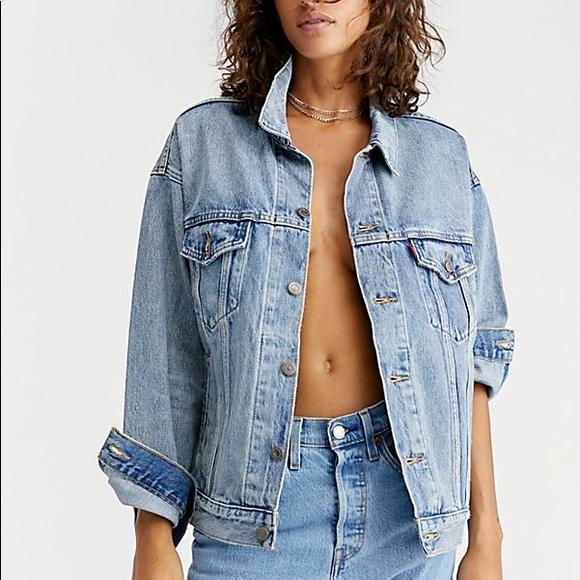 levi's dad denim trucker jacket